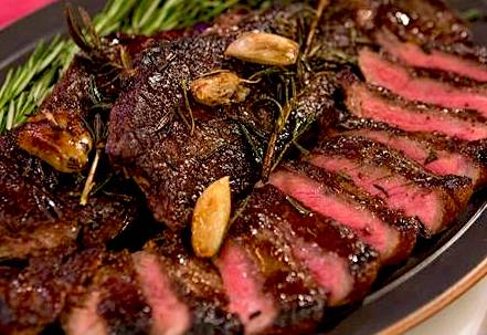 Red Wine and Rosemary Steak