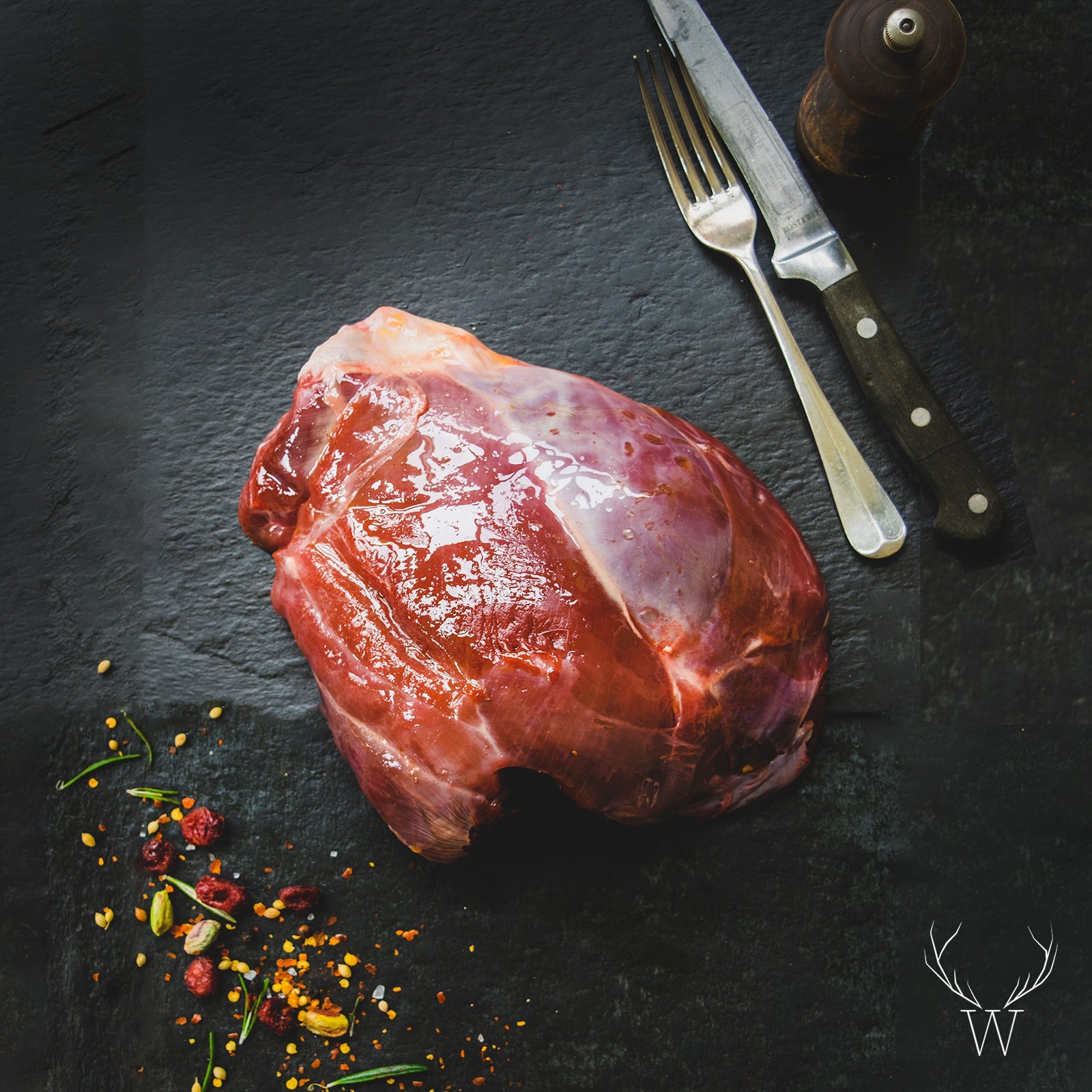 Red Hind Venison Haunch (bone-out)