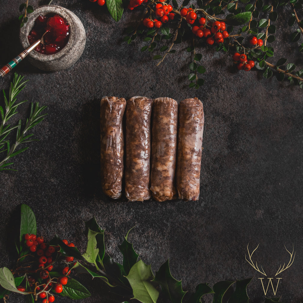 Venison, Port & Cranberry Sausages